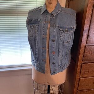 Denim vest